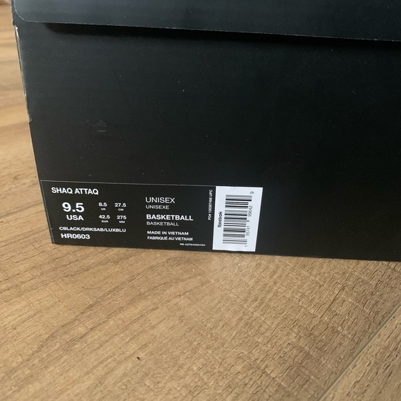 Reebok Shaq Attaq street fighter edition Pumps.  Size 9.5 brand new with box - Picture 6 of 10